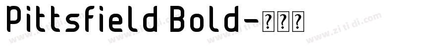 Pittsfield Bold字体转换